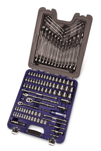 Juego de servicios generales métrico/SAE con accionamiento de 3/8" de 100 piezas (Blue-Point®)