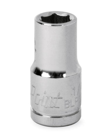 Dado poco profundo SAE de 6 puntas con cuadro de 1/4" (Blue-Point®)