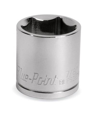 Dado poco profundo SAE de 6 puntas con cuadro de 3/8" (Blue-Point®)