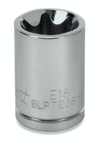 Dado estándar TORX® E18 con cuadro de 3/8" (Blue-Point®)