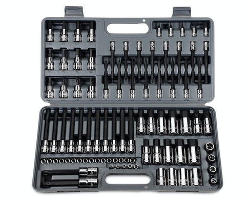 Juego de vasos con puntas hexagonales y TORX® de 87 piezas (Blue-Point®)