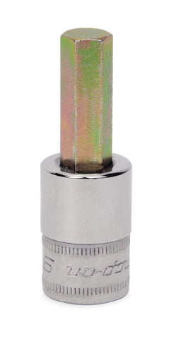 Destornillador de vaso con punta hexagonal estándar de 9 mm, métrico, con accionamiento de 3/8"