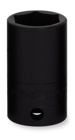 Dado de impacto semiprofundo Flank Drive® de 11/16" SAE de 6 puntas con cuadro de 3/8"