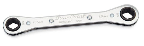 Llave de caja con trinquete acodada 0°, métrica, de 6 puntas, de 12 a 13 mm