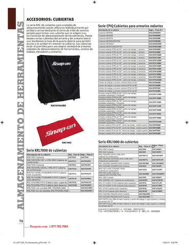 Cubierta-Cabina enrollable EPIQ™ de 120"