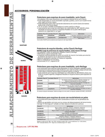 Juego de protectores de esquina de acero inoxidable cepillado de 2 piezas (acero inoxidable cepillado)