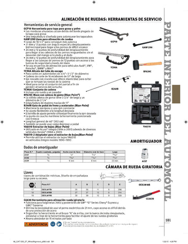 Dado para amortiguador con accionamiento de 3/8"