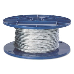 Cables de acero con núcleo de fibra, 6 hilos, 19 hilos/alambre, 5/16 pulg., carga de 1704 lb