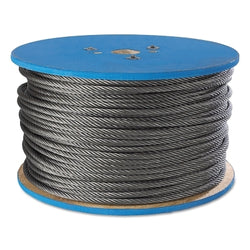 Cables de acero de calidad aeronáutica, 7 hebras, 19 hebras/alambre, 5/16", carga de 1400 lb