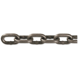 Cadenas de grado 40, tamaño 5/16 pulg., 100 pies, límite de 3900 lb, color natural