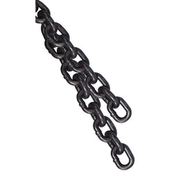 Cadenas de aleación de grado 100, tamaño 9/32 pulg., límite de 4300 lb, color negro