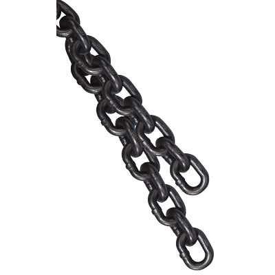 Cadenas de aleación de grado 100, tamaño 9/32 pulg., límite de 4300 lb, color negro