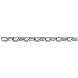 Cadenas para máquinas, tamaño 5/0, 100 pies, límite de 925 lb, zinc brillante