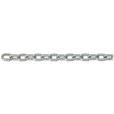 Cadenas para máquinas, tamaño 4/0, 100 pies, límite de 700 lb, zinc brillante