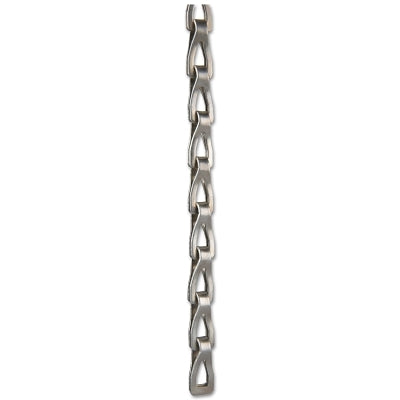 Guillotine chains, size 8, 75 lb load limit, bright zinc