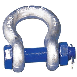 Anchor shackles with safety pin, 3/4 in. bail size, 4.75 tons