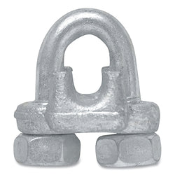 3/8 in. forged wire cable clamp, hot-dip galvanized finish