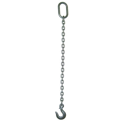 3/8" DOUBLE ARM CHAIN ​​SLING WITH 5 OBLONG HOOKS