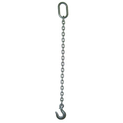 ESLINGA DE CADENA DE CUATRO PATAS DE 3/8" CON GANCHOS OBLONGOS DE 5'