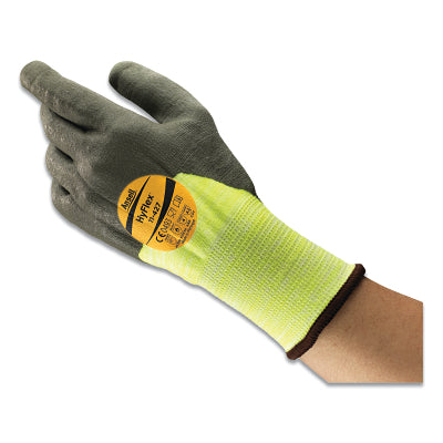 11-427 Guantes resistentes a cortes y perforaciones, talla 8, amarillo/negro
