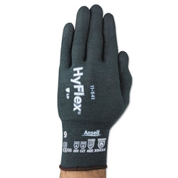 Nitrile foam gloves with coated palm, size 6, grey, 11-541