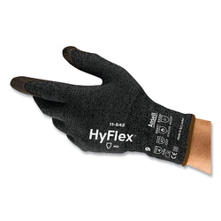 Cut-resistant industrial gloves 11-542, size 11, black