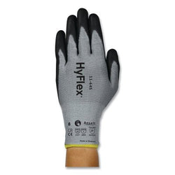 11-645 Medium Duty Cut Resistant Gloves, Size 6, Black/Gray