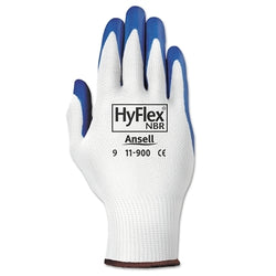 NBR 11-900 Gloves, 8 units, blue/white