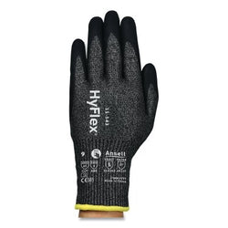 Cut-resistant gloves 11-543, size 11, black, bulk pack