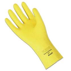 FL 200 Gloves, 8 units, natural latex, lemon yellow