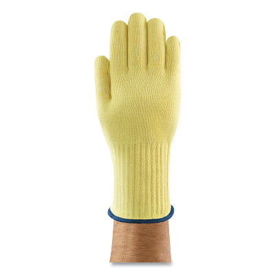 Guantes resistentes al calor y al fuego 43-113, Kevlar Para Aramida con sílice, forro de algodón, amarillos, talla 10