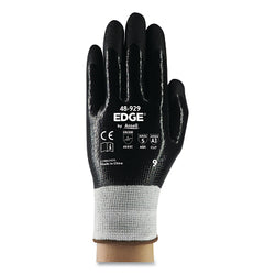 48-929 Cut and oil resistant gloves, size 12, black