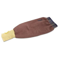 Kevlar® Flame Retardant Blend Sleeve 59-406, 26 Inches Long, Elastic Closure, Brown/Yellow/Blue