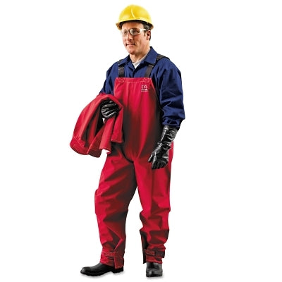 Sawyer-Tower CPC Polyester Bib Overalls, Red, Extra Large