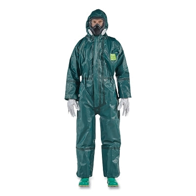 Model 125 Ultrasonically Welded and Taped Coverall, 4000, Green, Small