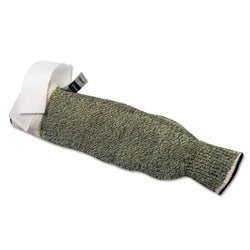 Sleeve 70-718, 18 inches long, elastic band closure, speckled in yellow/blue