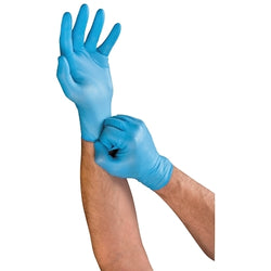 Lightweight nitrile gloves 92-616, 3 mil, medium, light blue