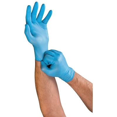 Lightweight nitrile gloves 92-616, 3 mil, medium, light blue