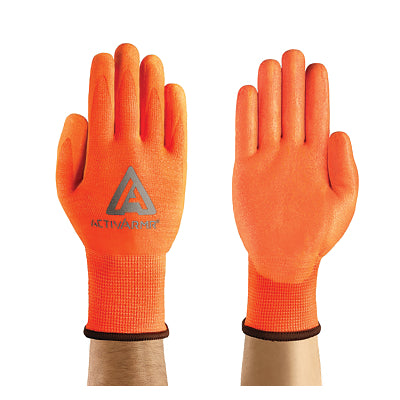 97-013 Coated gloves, size 10, orange