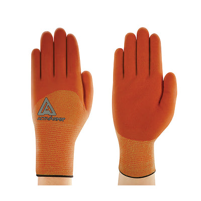 Cut-resistant gloves 97-100, size 10, orange