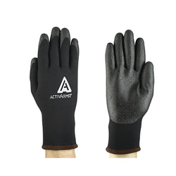 Cold-resistant coated gloves 97-631, size 7, black