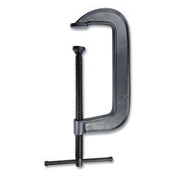 540 Series C-Clamp, T-Handle, 3-5/8" Throat Depth, 18.25" Long, Black