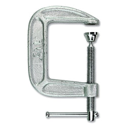 Forged C-clamp for light-duty work, 4 in. deep throat and 8.25 in. wide opening
