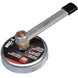 MGC Magnetic Ground Clamp, 250 A, 3-1/2 in. Diameter, Steel/Brass