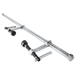 Variable clamp sets, steel, Tommy bar handle, 79-inch opening