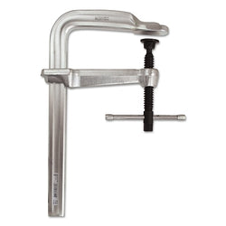 Heavy-duty L-clamps, 12-inch capacity, 7-inch throat, 4880 lb load