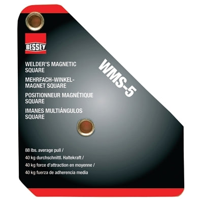 Cuadrados magnéticos serie WMS, 112 lb