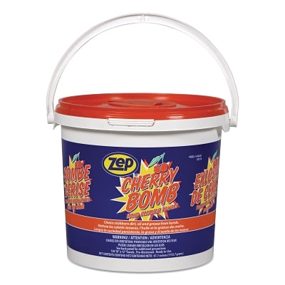 Cherry Bomb Heavy Duty Hand Cleaning Towels, 130 Sheets, Bucket