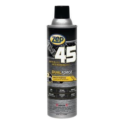 Lubricantes y penetrantes multiusos Zep® 45 DUAL FORCE, lata de aerosol de 14 oz
