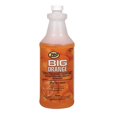 BIG ORANGE™ Citrus Solvent Liquid Degreaser, 1 Quart Bottle, Orange